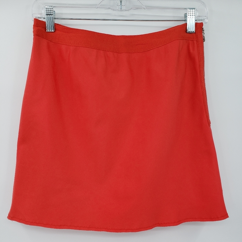 CLUB Monaco Lightweight Red Mini Skirt